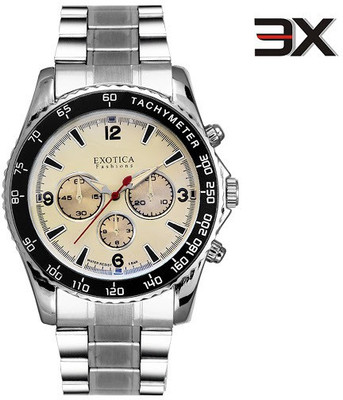 

Exotica Fashions EFG-110-ST-White New Series Watch - For Men