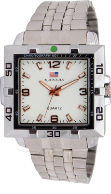 

Kansas KAN-SS-028-WHT-CPR Watch - For Men