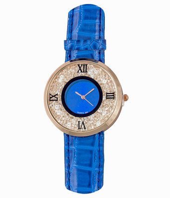 

Srushti Art Jewelry MovingBeeds_Roman_BLUE Watch - For Women