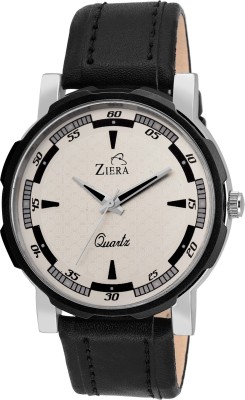 Ziera ZR7010 BLACK STYLISH LEATHER Watch  - For Men   Watches  (Ziera)