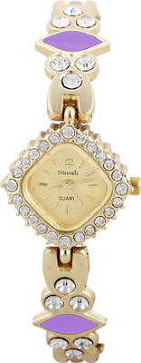 Telesonic LCGGLP-14 Gold Myra Jewell Watch - For Women