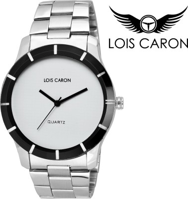 Lois Caron LCS-4111 WHITE DIAL Watch  - For Men   Watches  (Lois Caron)