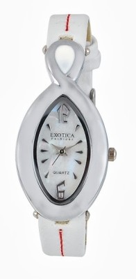 Exotica Fashions EFL-40-White Analog Watch   Watches  (Exotica Fashions)