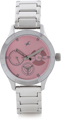 Fastrack 6078SM07 Monochrome Analog Watch  - For Women   Watches  (Fastrack)