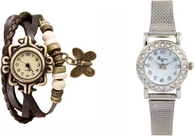 COSMIC PACK OF 2 BRACELET WATCHES FOR WOMEN A-03002 Analog Watch  - For Women   Watches  (COSMIC)
