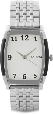 Sonata NG7080SM01C Retro Trav Analog Watch  - For Men   Watches  (Sonata)
