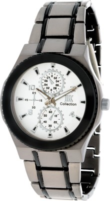 Dazzle Ik-Gr003-Wht-Slv Iik Watch  - For Men   Watches  (Dazzle)