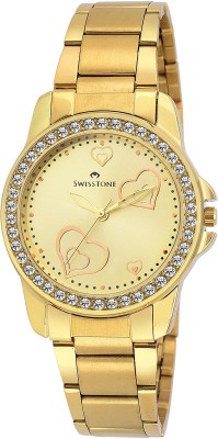 Swisstone JEWELS-LR310-GOLD Analog Watch  - For Women   Watches  (Swisstone)