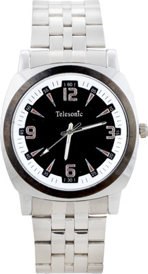 Telesonic GCS13-BLACK Platinum Time Watch - For Men