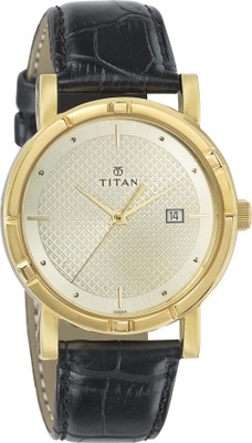 Titan NH1639YL01 Karishma Analog Watch For Men Titan Wrist Watches