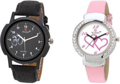 Evelyn EVE-283-307 Analog Watch  - For Couple   Watches  (Evelyn)