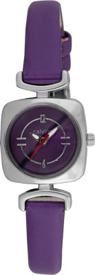 Calvino CLAS-15455LK_Purple Scintillating Analog Watch  - For Women   Watches  (Calvino)