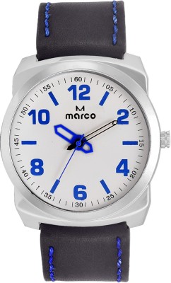 Marco MR-GR242-WHT-BLK Analog Watch  - For Men   Watches  (Marco)