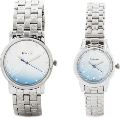 Sonata NH10138925SM01C Analog Watch  - For Couple   Watches  (Sonata)
