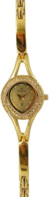 Maxima 24385BMLY Gold Analog Watch  - For Women   Watches  (Maxima)