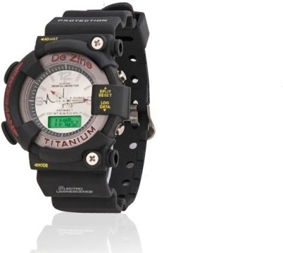 Dezine DZ-GR001-WHT-SPRT Analog-Digital Watch  - For Men   Watches  (Dezine)
