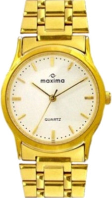 

Maxima 01427CMGY Gold Watch - For Men