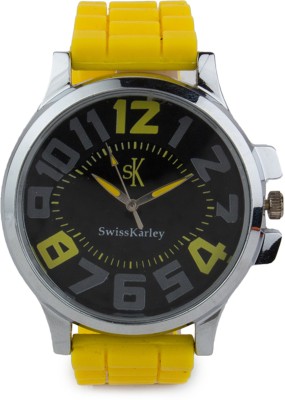 Swiss Karley Sk10001 Sk10001_wt Analog Watch  - For Men   Watches  (Swiss Karley)
