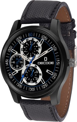 Decode GR-89 BLK BLK Dummy Chronograph Analog Watch  - For Men   Watches  (Decode)