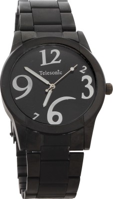 Telesonic GCB05-BLACK Platinum Time Analog Watch  - For Men   Watches  (Telesonic)