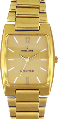 

Maxima 09321CMGY Gold Watch - For Men