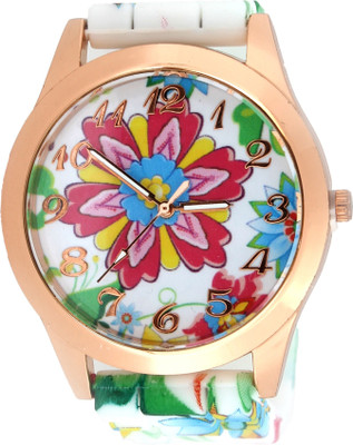 

Zoya 908_P Floral Print Watch - For Women