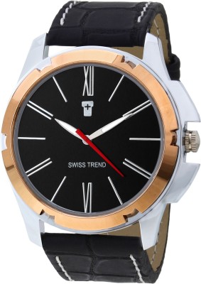 Swiss Trend ST2154 Golden Case Desginer Watch  - For Men   Watches  (Swiss Trend)