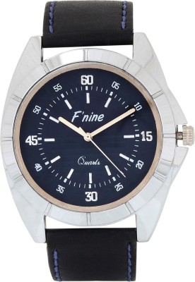 Fnine CASUAL STYLISH WATCH WITH BLUE STICHING STRAPS Analog Watch  - For Men   Watches  (Fnine)