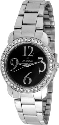 Dezine Dz-Lr905-Blk-Ch Jewel Watch  - For Women   Watches  (Dezine)