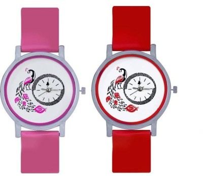 ReniSales Beautiful Designer Multicolor with Variant Dial Combo6 Watch  - For Girls   Watches  (ReniSales)
