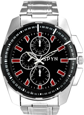

Spyn Big Dial Chronograph Pattern Watch - For Men & Women