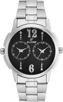 Dezine DZ-GR097-BLK Dual time Watch  - For Men   Watches  (Dezine)