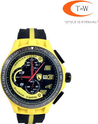 TnW Sports-BlkYell Watch - For Men