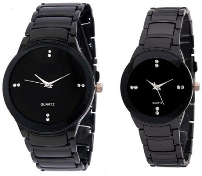 Users 2IK-CPL IK Design Black Couple Watch  - For Couple   Watches  (Users)