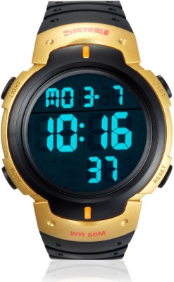 Skmei DG1068-Golden-Case Sports Digital Watch  - For Men   Watches  (Skmei)