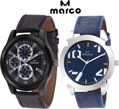 Marco elite gents combo 221 1001 blue Analog Watch  - For Men   Watches  (Marco)