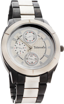 

Telesonic GCSB02-SILVER Platinum Time Watch - For Men