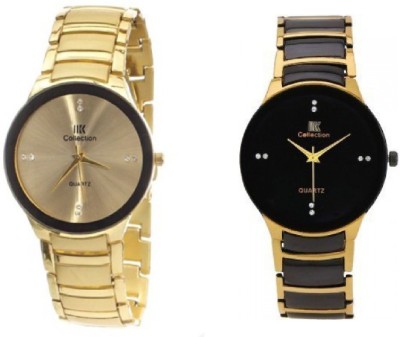 IIK Collection Gold-Black-I03 Analog Watch  - For Men   Watches  (IIK Collection)