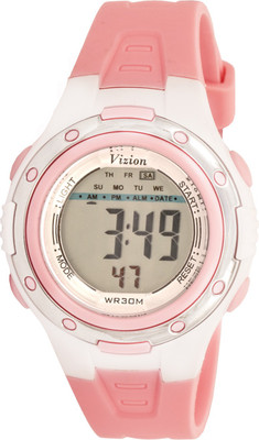 

Vizion 8558096-3PINK Sports Series Watch - For Boys & Girls