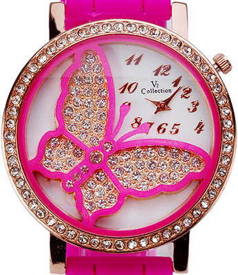 

Zoya-Hongz ZHZ-BUTDKPK-02 Butterfly Dial Watch - For Women