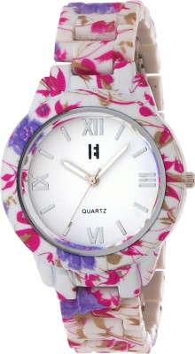 Excelencia CW23Pink&Lavender Floral Print Watch  - For Women   Watches  (Excelencia)