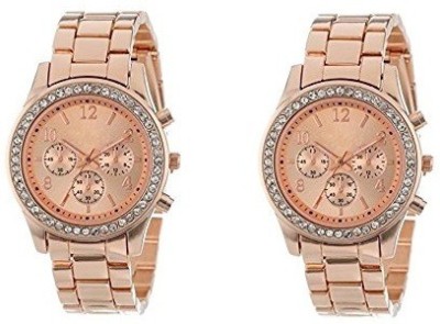 COSMIC SET OF 2 GENEVA COLLECTION 765T767 Analog Watch  - For Women   Watches  (COSMIC)