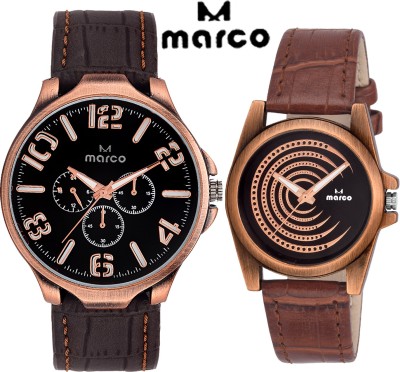 Marco antique 001 combo Analog Watch  - For Couple   Watches  (Marco)