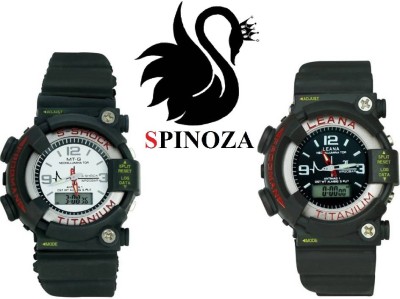 SPINOZA S04P035 Analog-Digital Watch  - For Men   Watches  (SPINOZA)