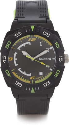 Sonata 77008PP01J Analog Watch  - For Men   Watches  (Sonata)