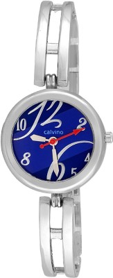 Calvino CAL_15407NK_SilverBlue Stupendous Analog Watch  - For Women   Watches  (Calvino)
