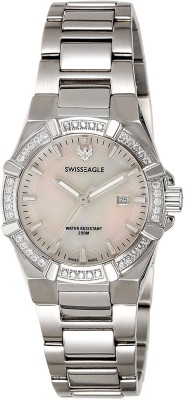 Swiss Eagle SE-6041-11 Analog Watch  - For Women   Watches  (Swiss Eagle)