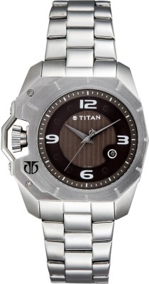 Titan 1605SM02 Glitz Analog Watch  - For Men   Watches  (Titan)