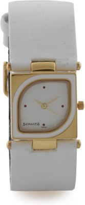 Sonata ND8919YL02 Yuva Gold Analog Watch  - For Women   Watches  (Sonata)
