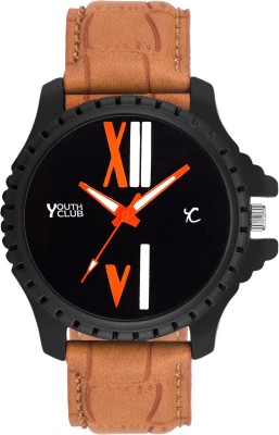 Youth Club BLACK-133 Stunning Casual Black Analog Watch  - For Men   Watches  (Youth Club)